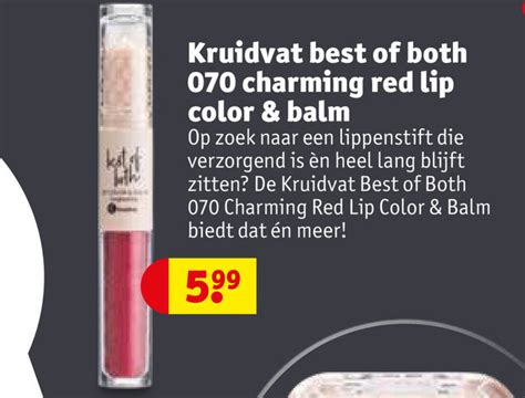 kruidvat lippenstift aanbieding